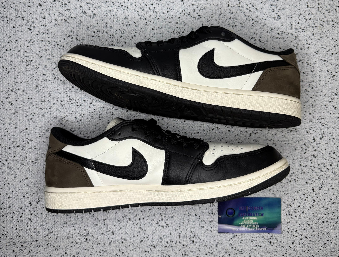 Jordan 1 Low Mocha 10.5 Men/12 Women “Preowned”