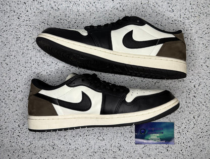 Jordan 1 Low Mocha 10.5 Men/12 Women “Preowned”