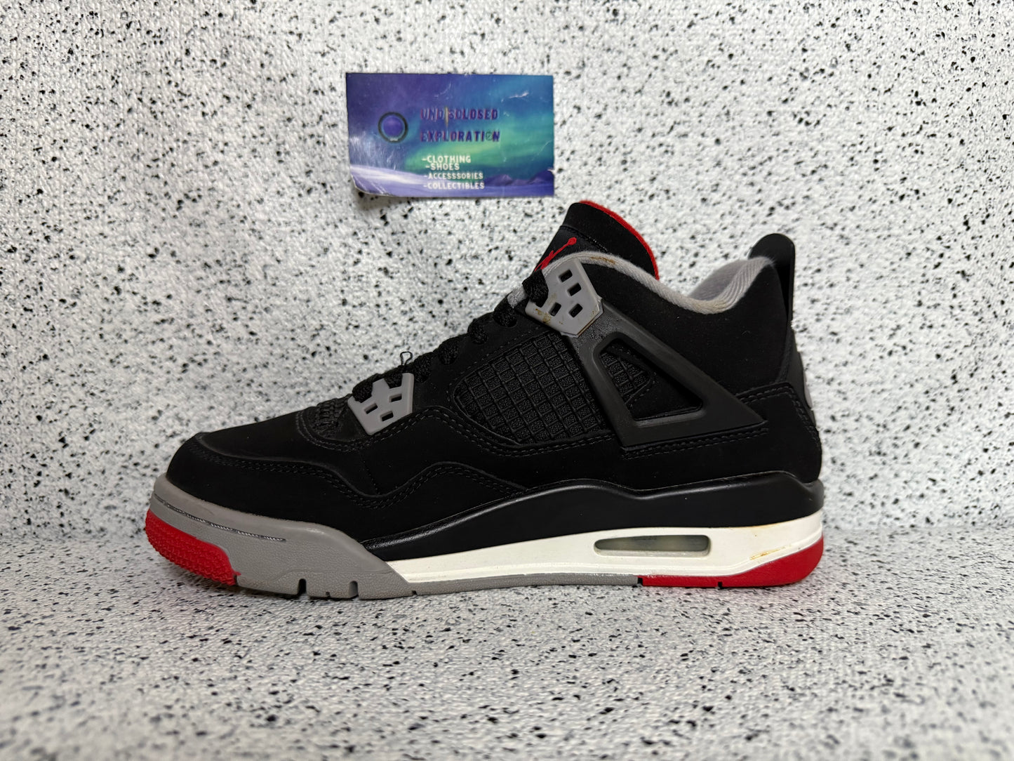 Jordan 4 Bred 2019 4.5 Youth/6 Women “Preowned”