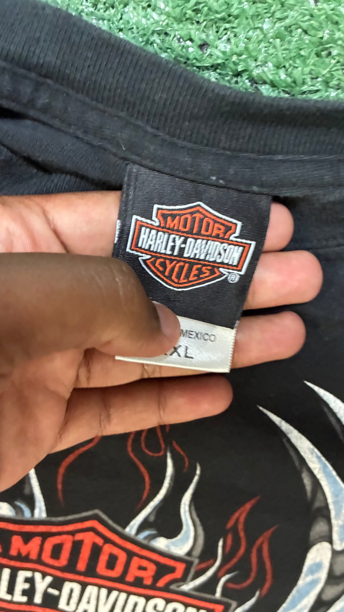 Harley flame and chrome longsleeve