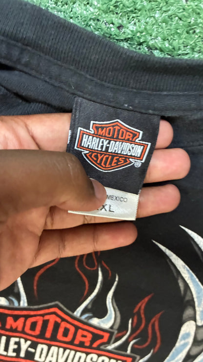 Harley flame and chrome longsleeve