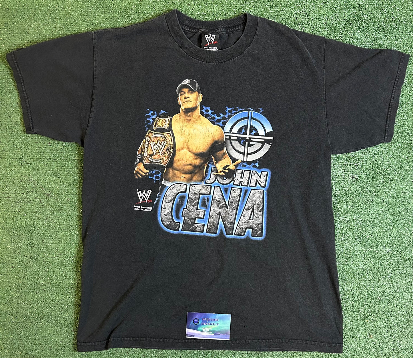 Vintage 2000s John Cena WWE championship belt tee