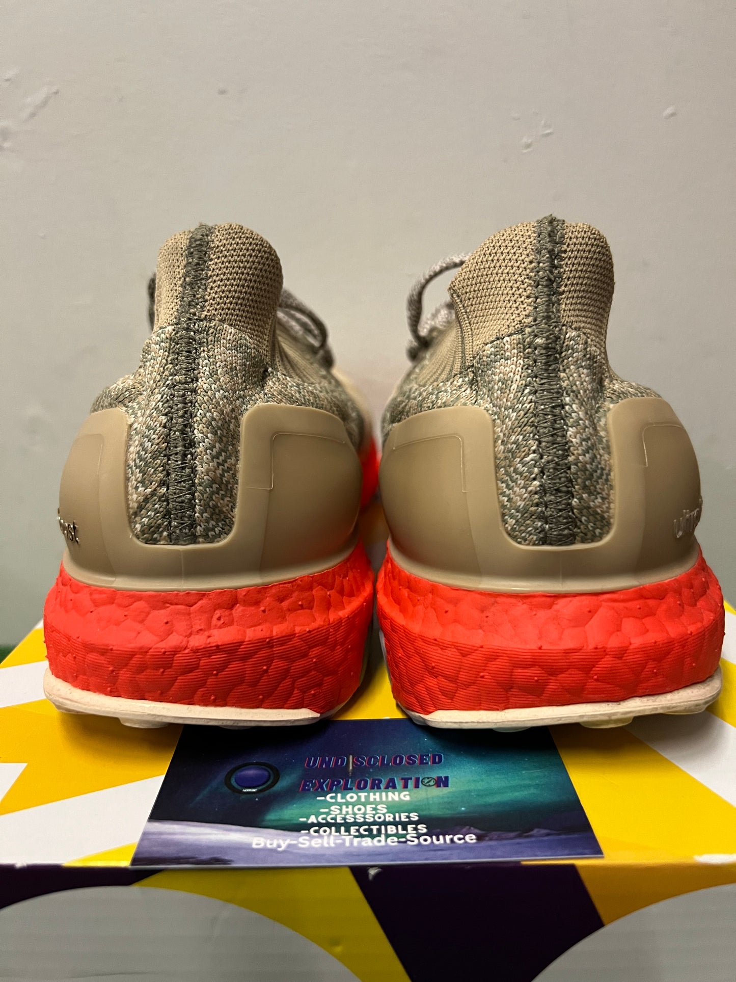 Adidas ultraboost uncaged trace cargo size 10.5men/12women