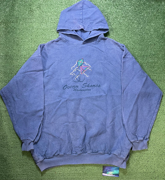Ocean Shores blue hoodie