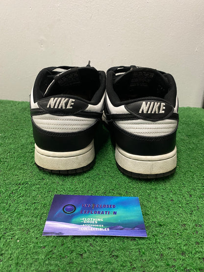 Nike dunk low panda white black size 9.5men/11women