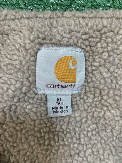 Vintage carhartt dark brown Sherpa vest