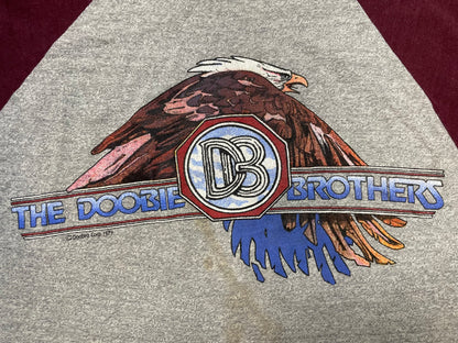Vintage 1980s The Doobie Brothers One step closer Tour Fall 1980 raglan longsleeve