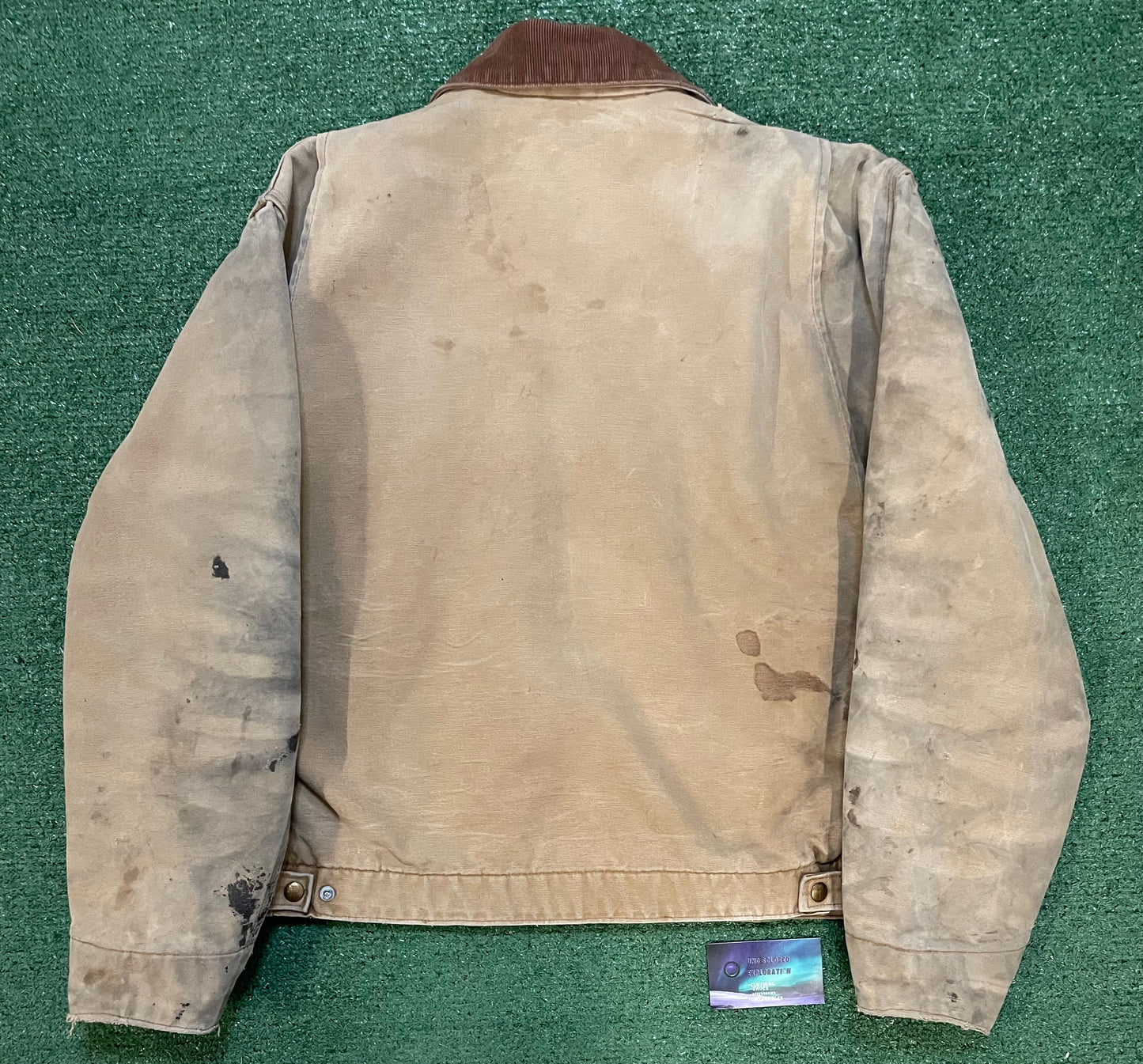 Vintage 2000s Carhartt beige Detroit jacket