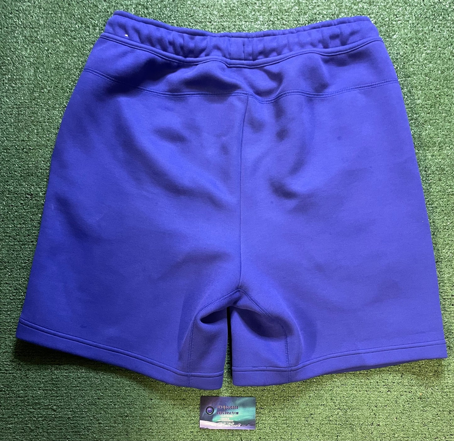 Nike tech fleece blue shorts