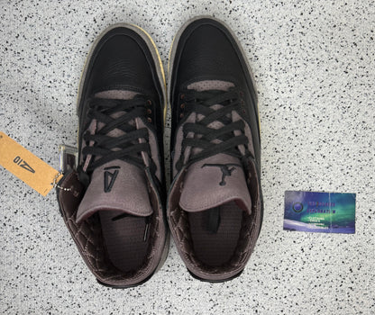 Jordan 3 A Ma Maniere While You Were Sleeping 10 Men/11.5 Women “Preowned”