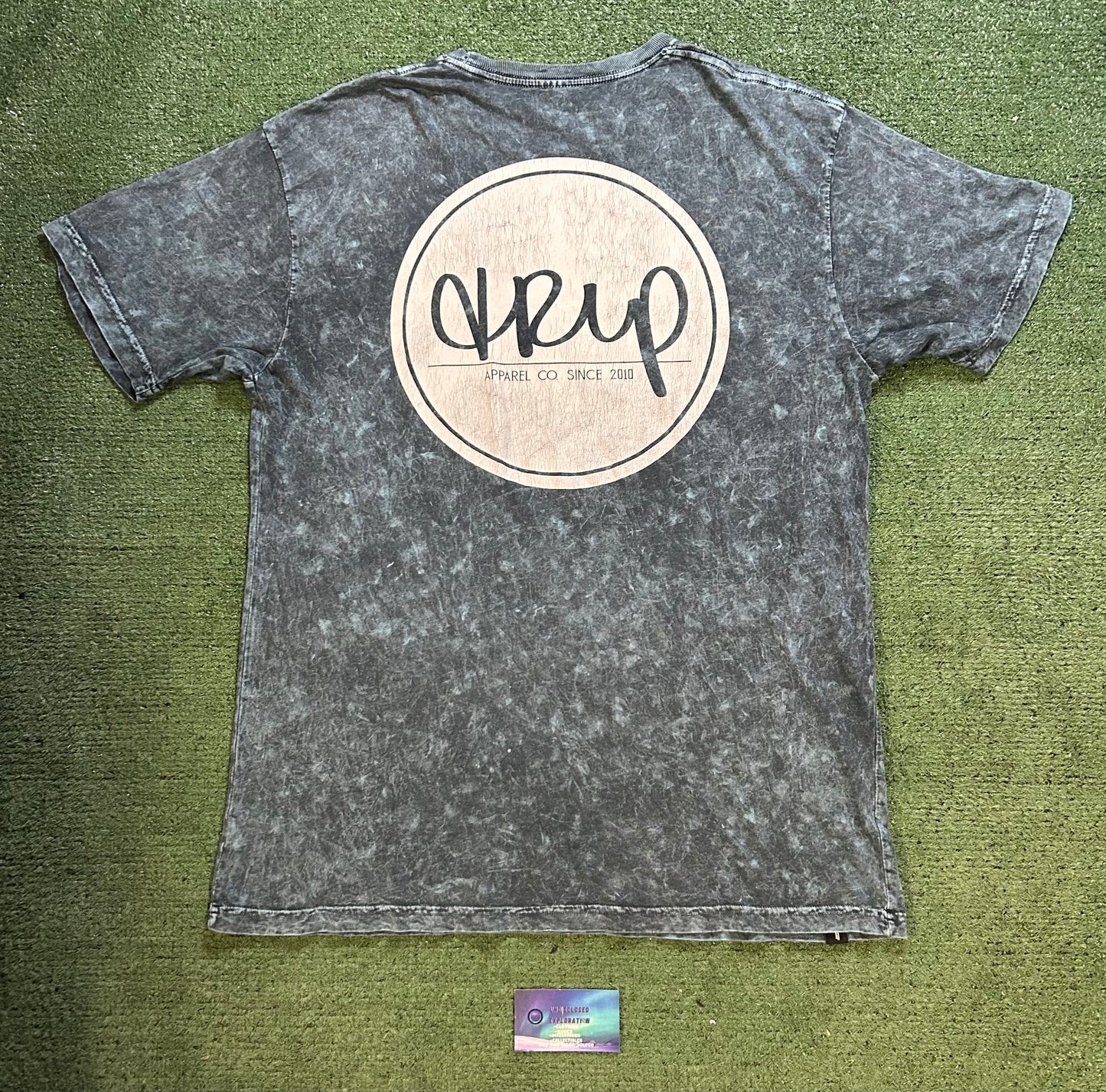 Erup gray acid wash tee
