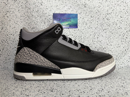 Jordan 3 Black Cement 12 Men/13.5 Women “Preowned”