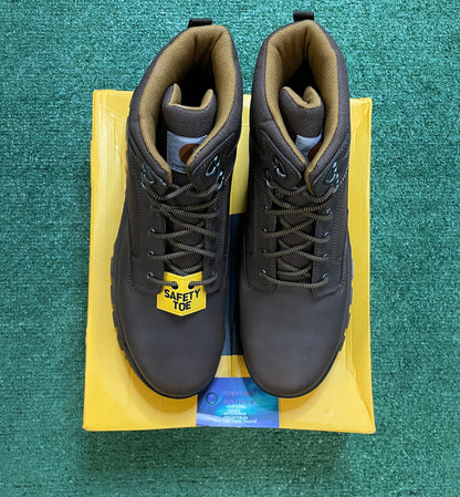 Carhartt rugged flex steel toe work boot brown