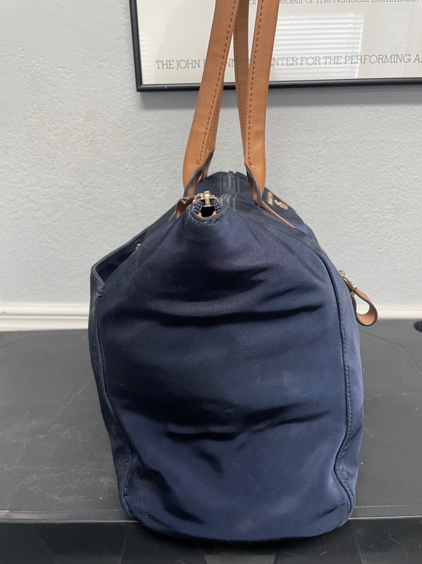 Micheal Kors kelsey Navy tote bag