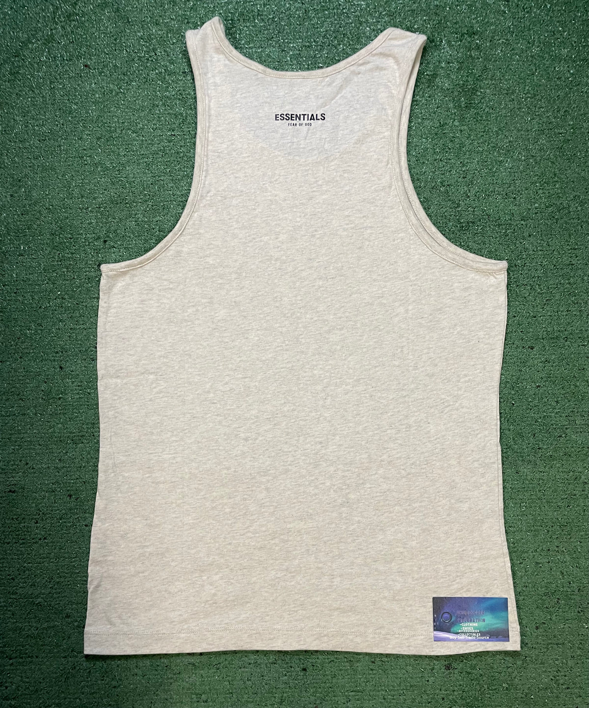 Fear of God Essentials grey tank top
