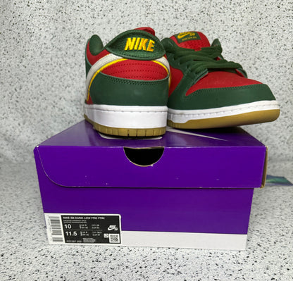 Nike SB Dunk Low Seattle SuperSonics 10 Men/11.5 Women “Preowned”