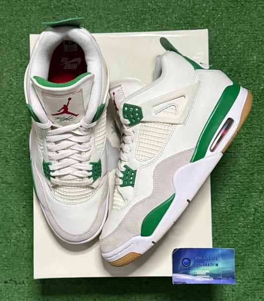 Jordan 4 SB Pine Green 10 Men/11.5 Women “Preowned”