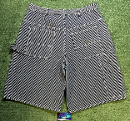 Gv Gallery Raspberry hills striped denim shorts