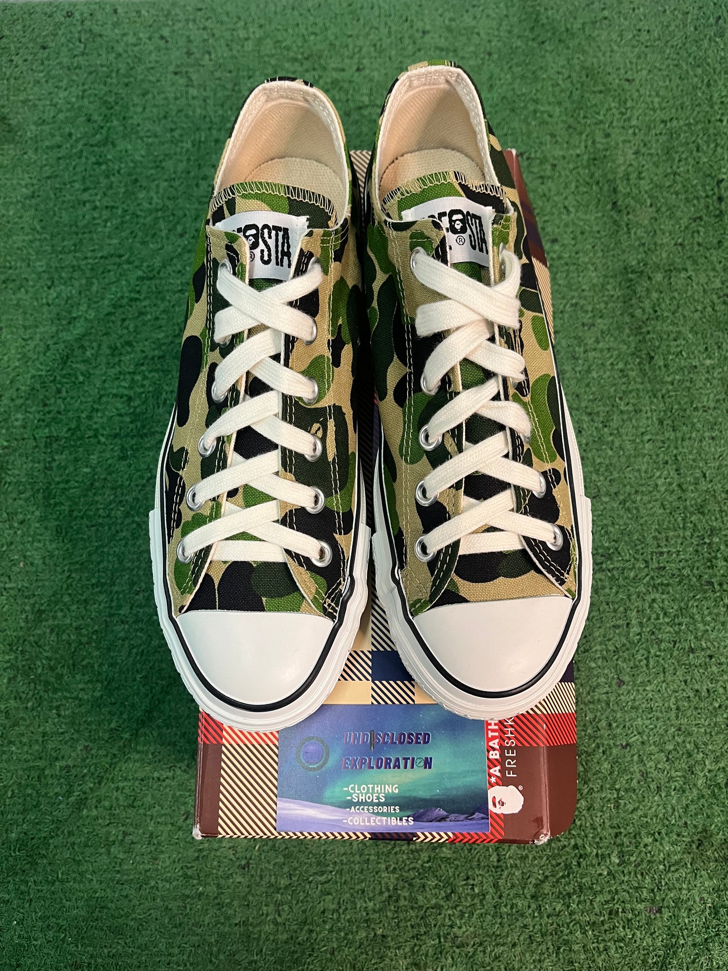 Bapesta low M2 abc camo