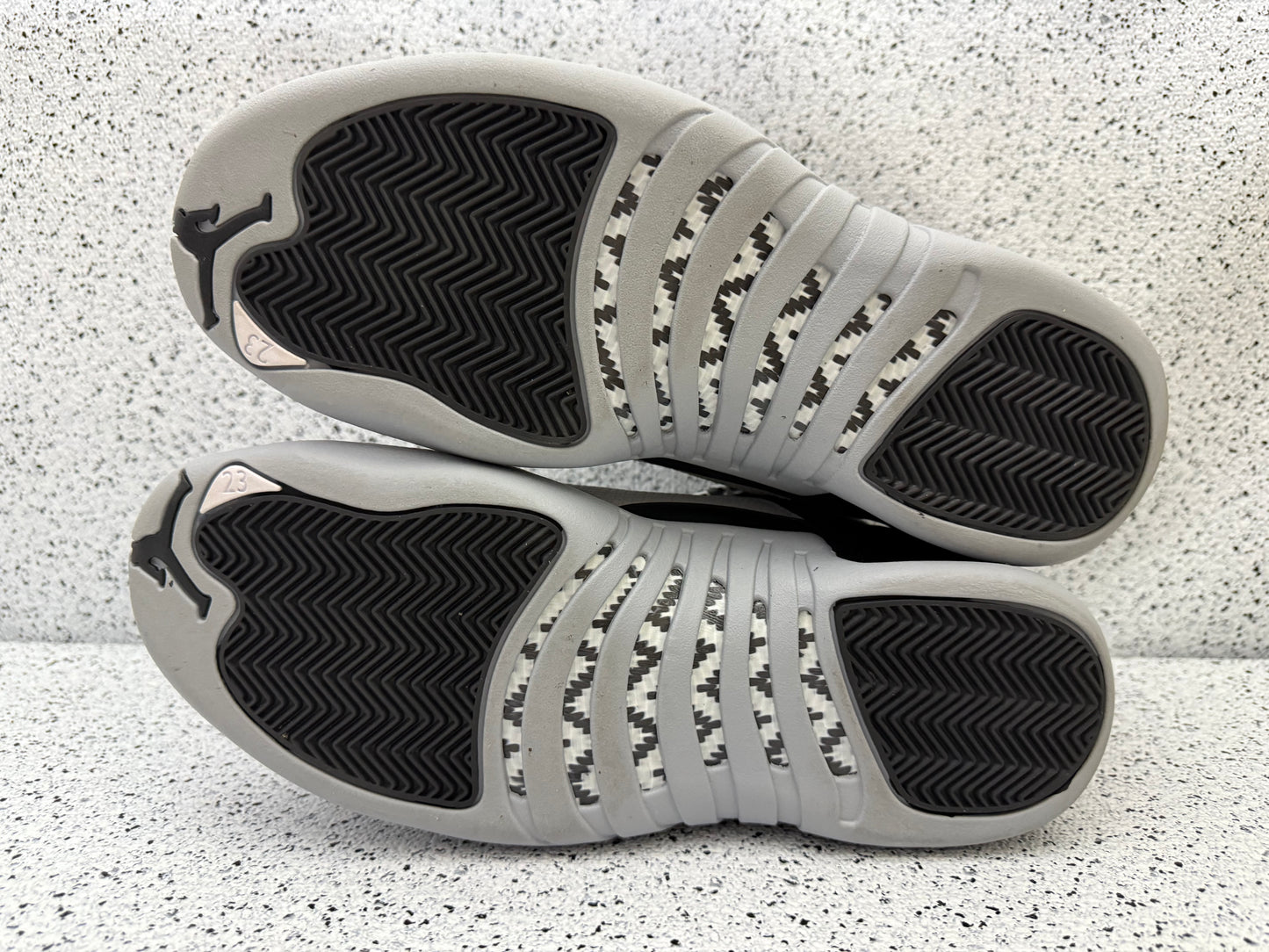 Jordan 12 Baron 10 Men/11.5 Women “Preowned”