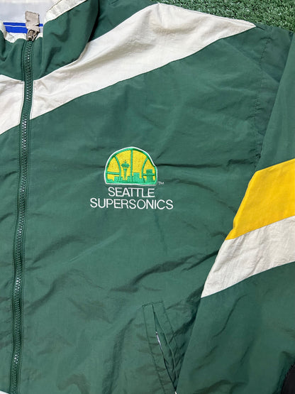 Vintage 1990s Seattle SuperSonics Windbreaker jacket