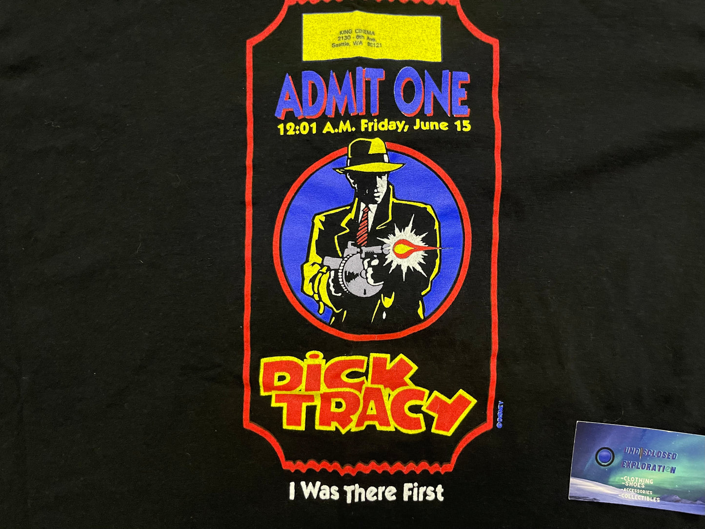 Vintage Disney Dick Tracy Movie Ticket Shirt