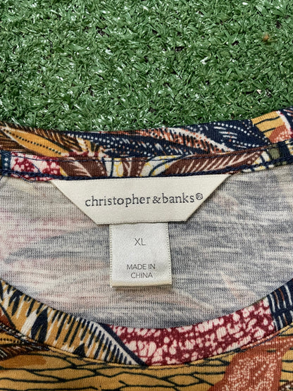 Christopher&banks vibrant leaves longsleeves