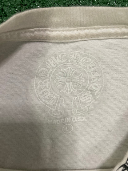 Chrome Hearts neck logo white longsleeve