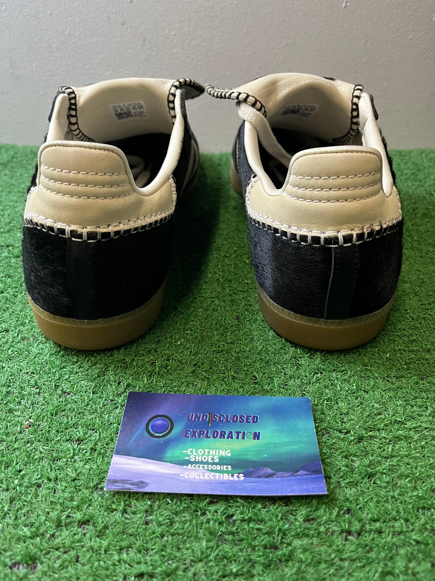 Adidas x Wales Bonner pony hair black size 14men/15.5women