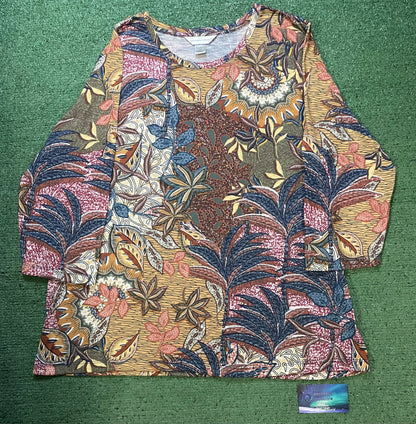 Christopher&banks vibrant leaves longsleeves