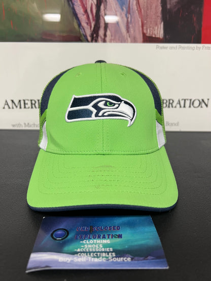 Seattle Seahawks green Reebok mesh hat