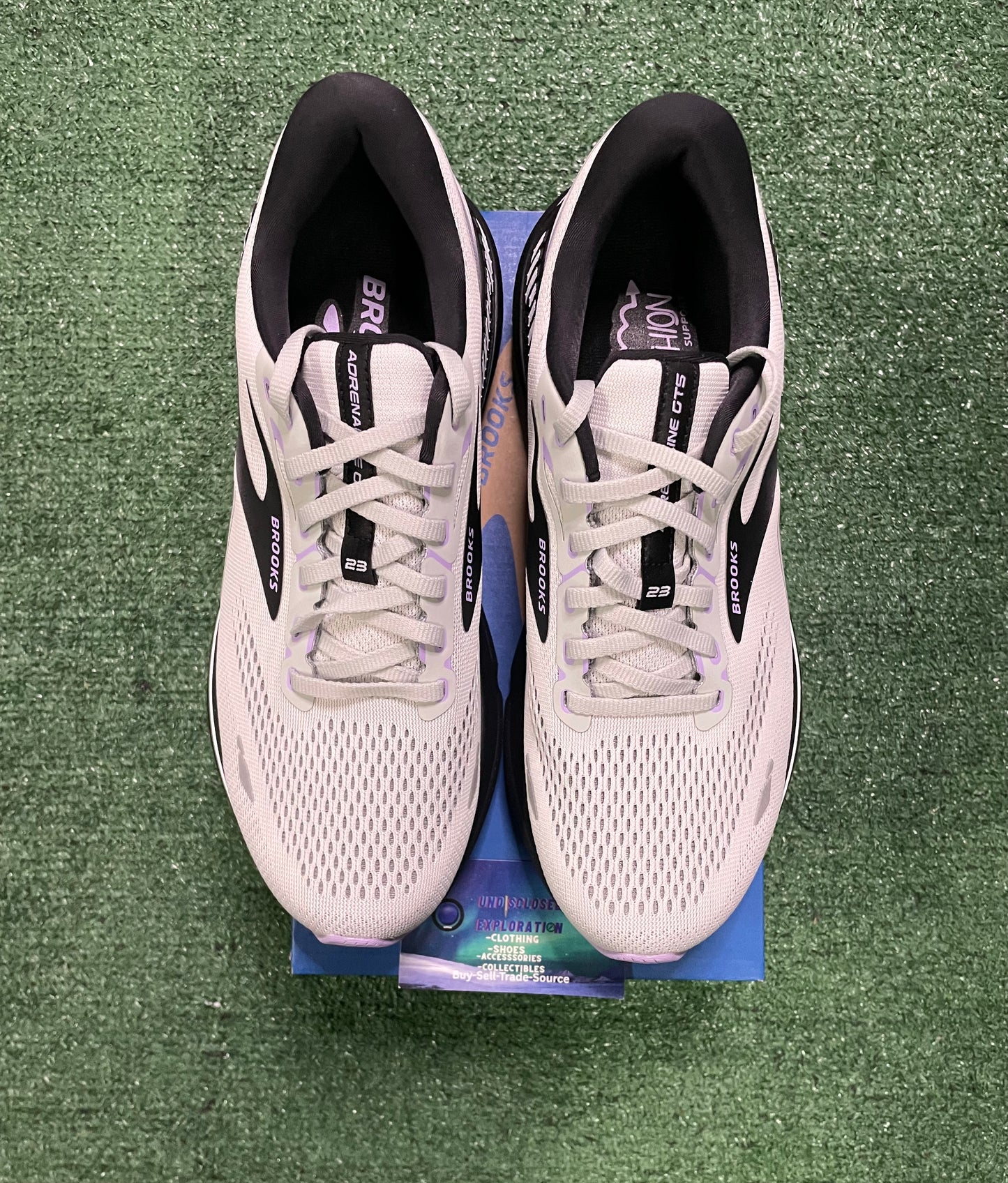 Brooks alderanline GTS grey black purple