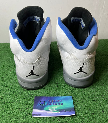 Jordan 5 stealth 2.0 size 9men/10.5women