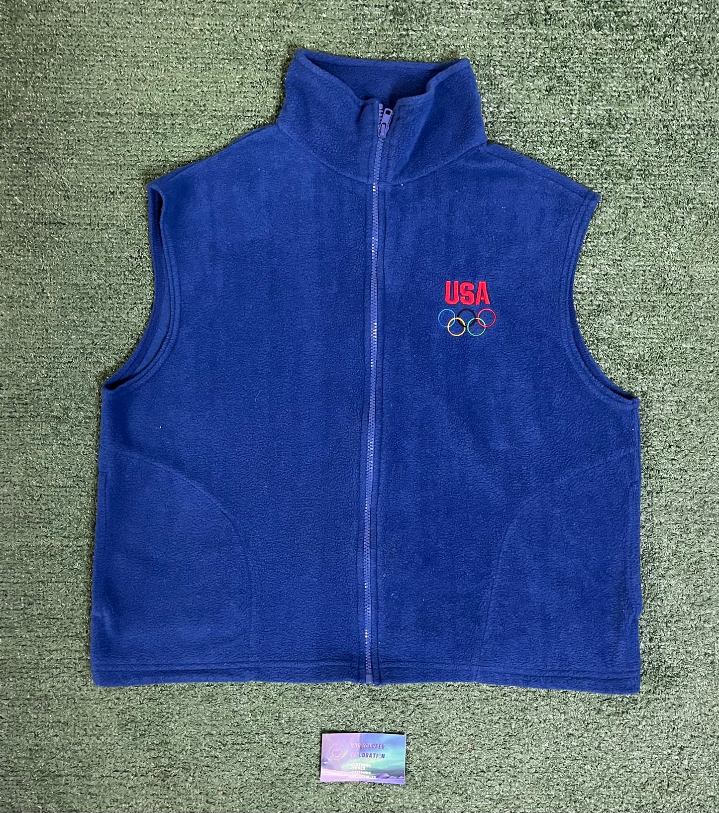 Vintage 1990s Olympic USA vest