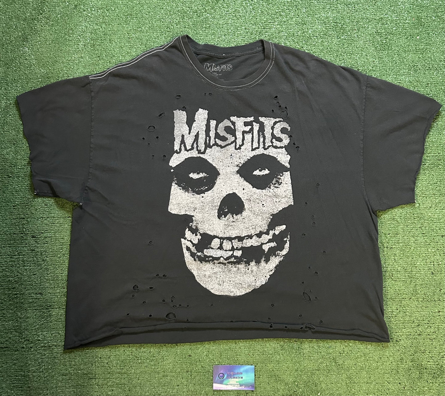 Misfits black distressed tee