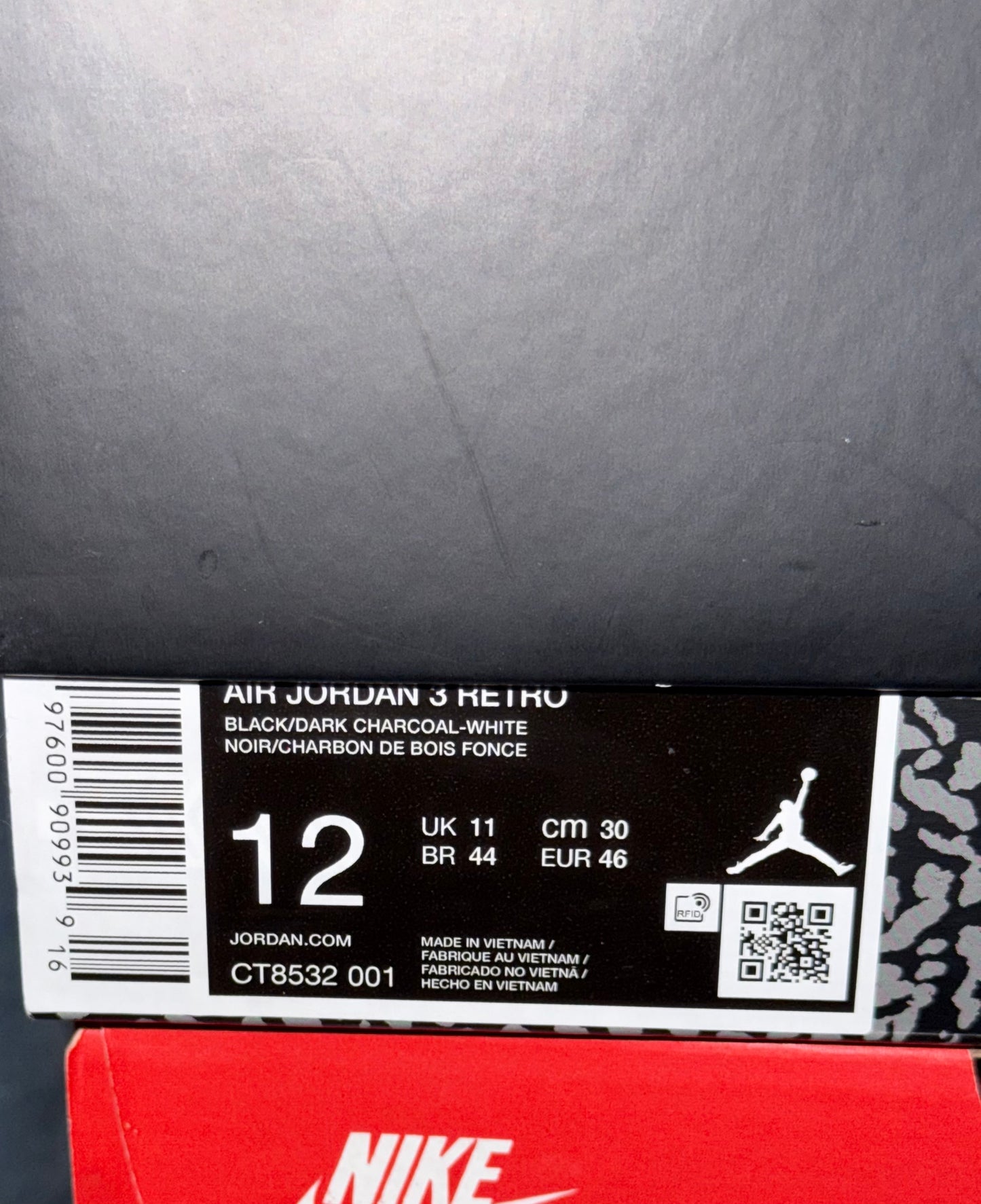 Jordan 3 Black Cat