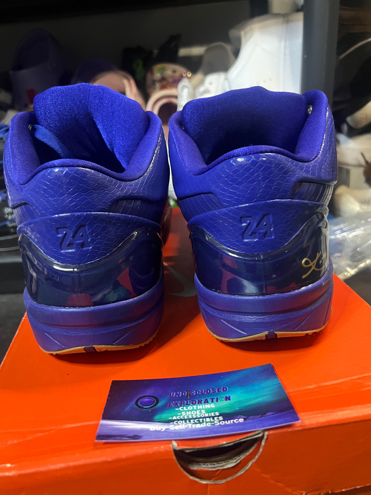 Nike Kobe IV 4 lakers away size 12men/13.5women