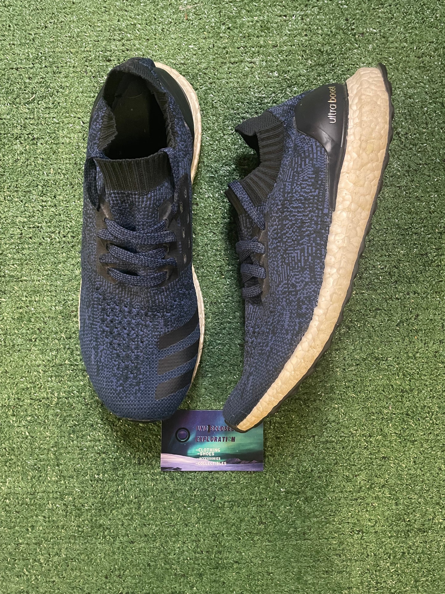 Adidas ultra boost uncaged collegiate navy size 9.5men/11women