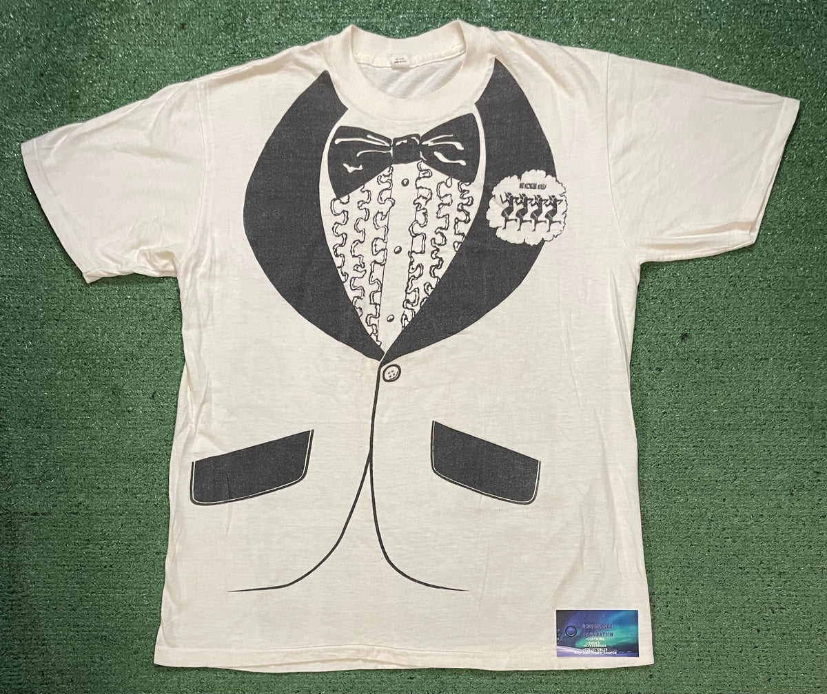 Vintage 1970s pointer sisters tuxedo & overall tee