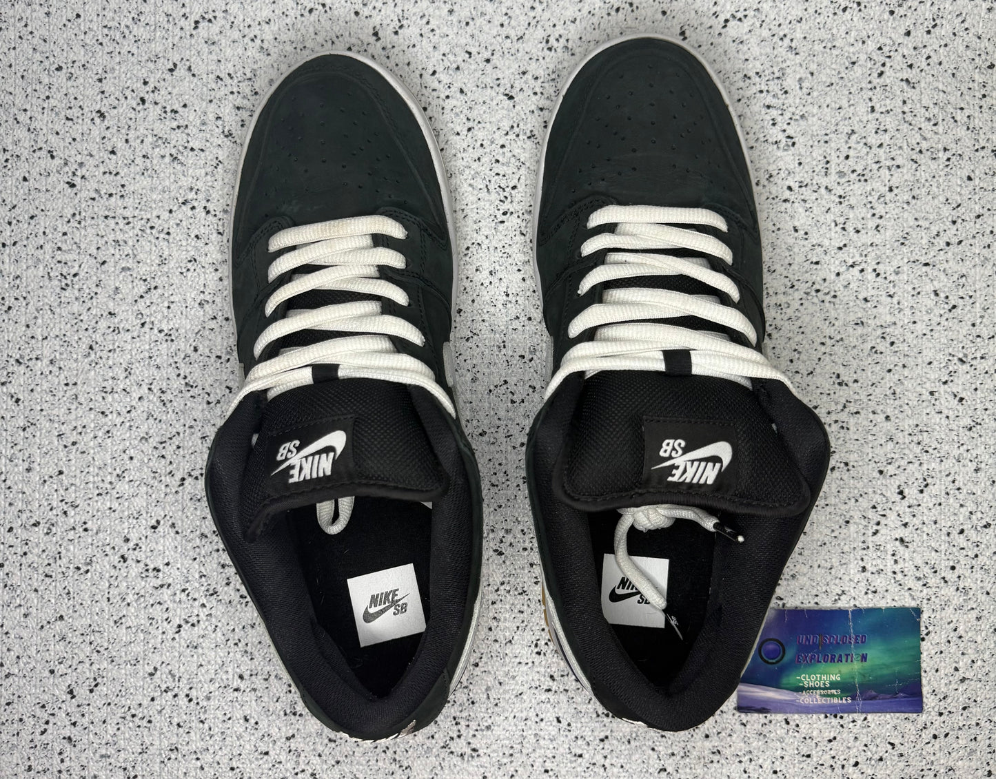 Nike Dunk SB Low Black Gum 10.5 Men/12 Women “Preowned”