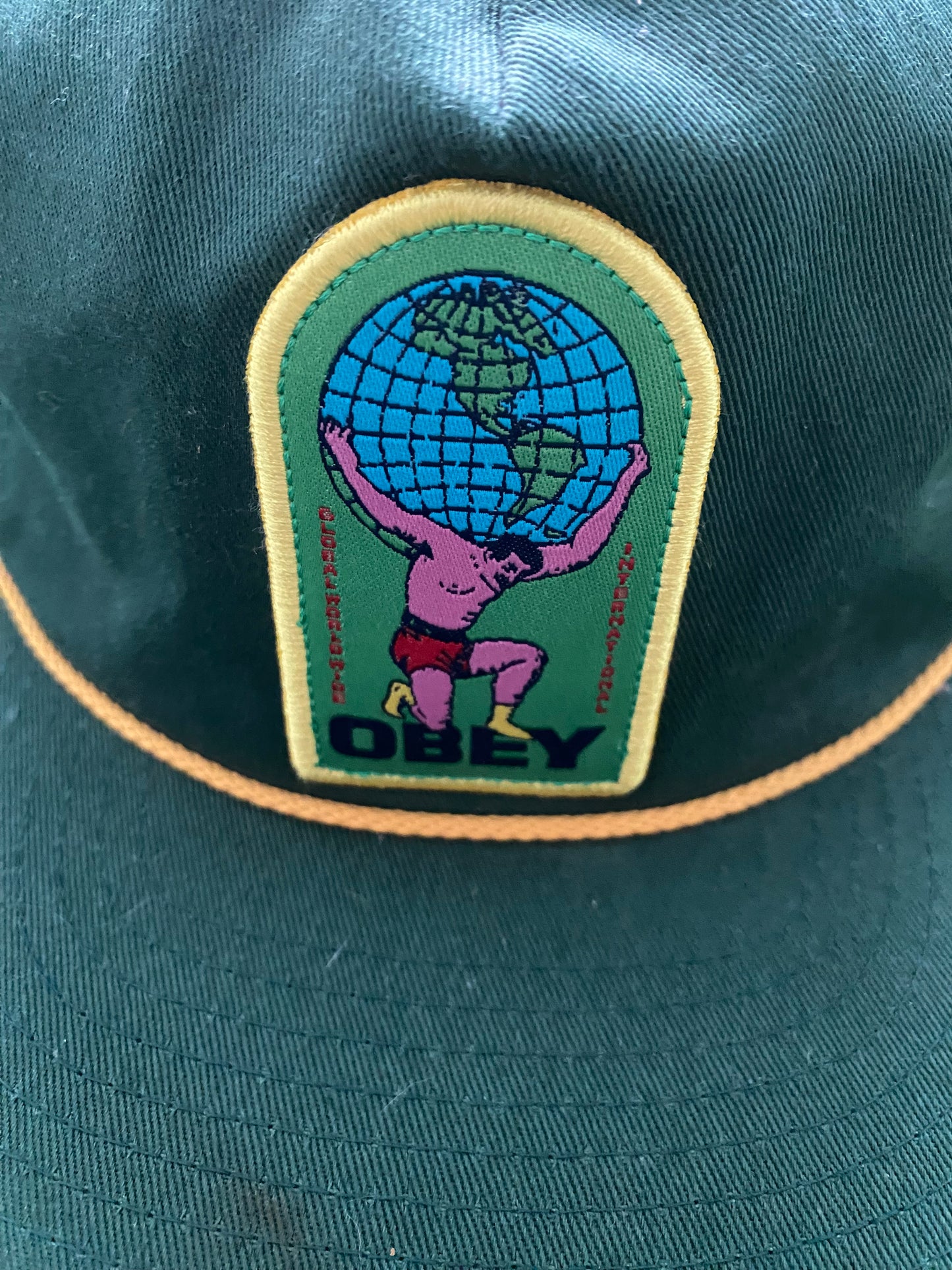 Vintage Obey Carry the world SnapBack