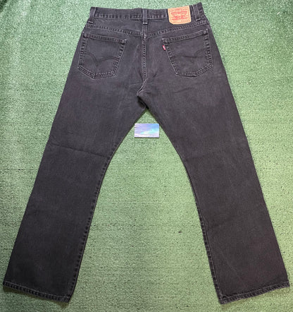Levi 517 black bootcut jeans
