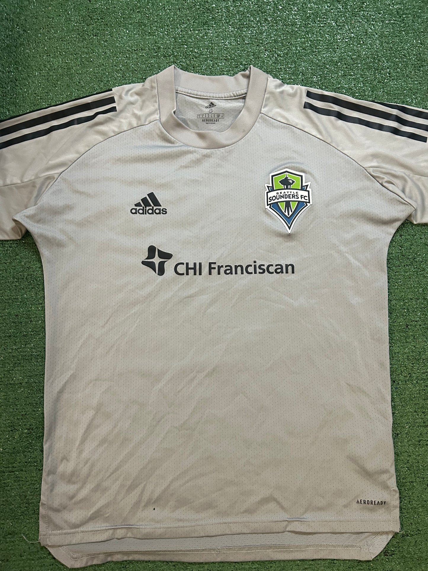 Adidas Seattle Sounders FC gray training jersey