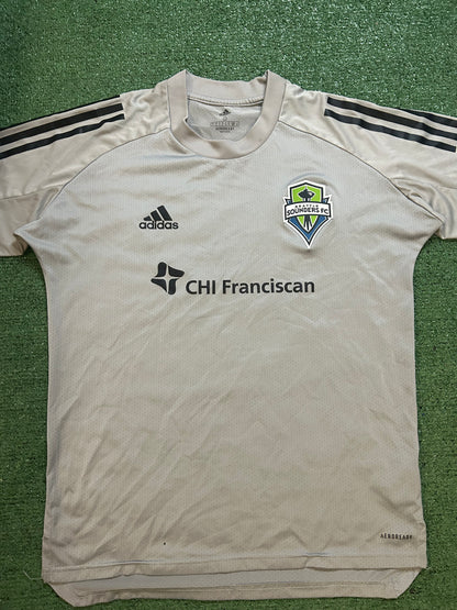 Adidas Seattle Sounders FC gray training jersey