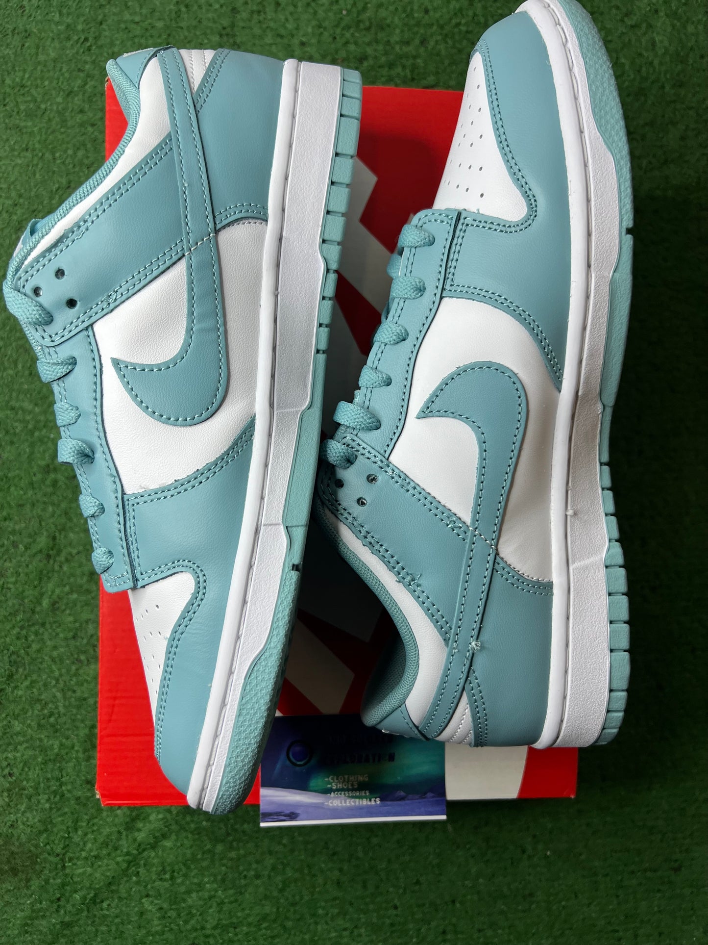 Nike dunk low denim turquoise