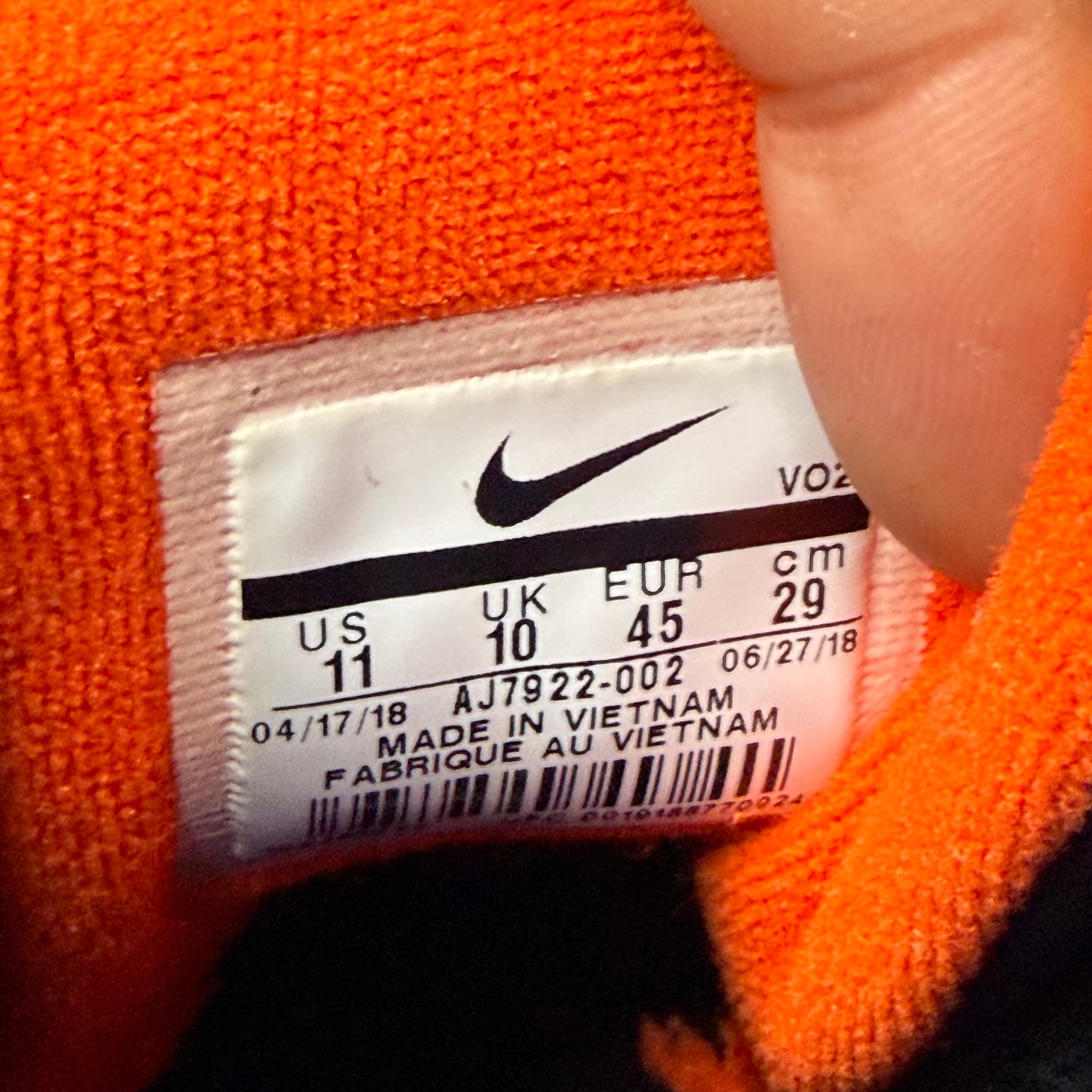 Nike Air Force Max CB Suns Away 11 Men “Preowned”