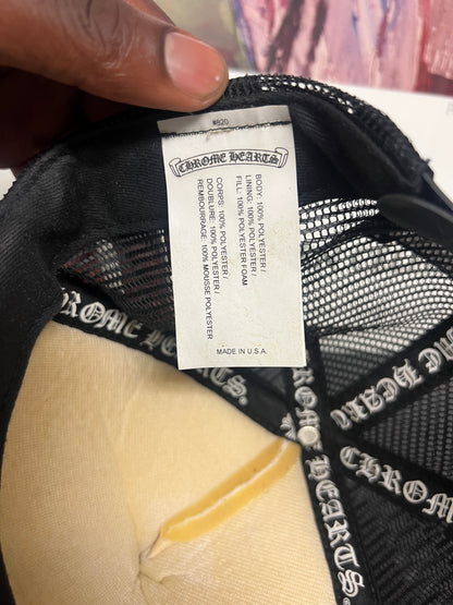 Chrome Hearts King Taco Hollywood black and white Hat