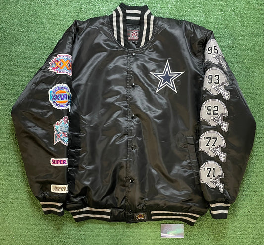 Vintage 1990s Dallas cowboys Jeff Hamilton Super Bowl Champions jacket