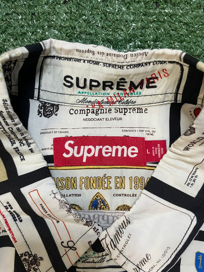 Supreme label button down shirt