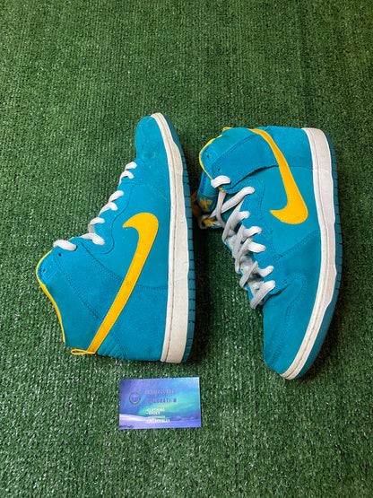 Nike SB Dunk High Pro Tropical Teal size 9.5men/11women